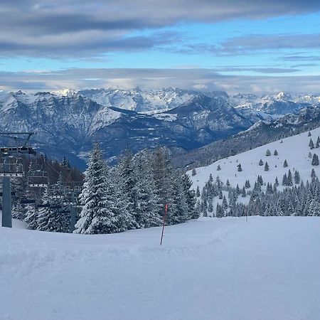 Cielo E Terra Chalet Zencheri Con Vista Panoramica Piazza  Exteriör bild