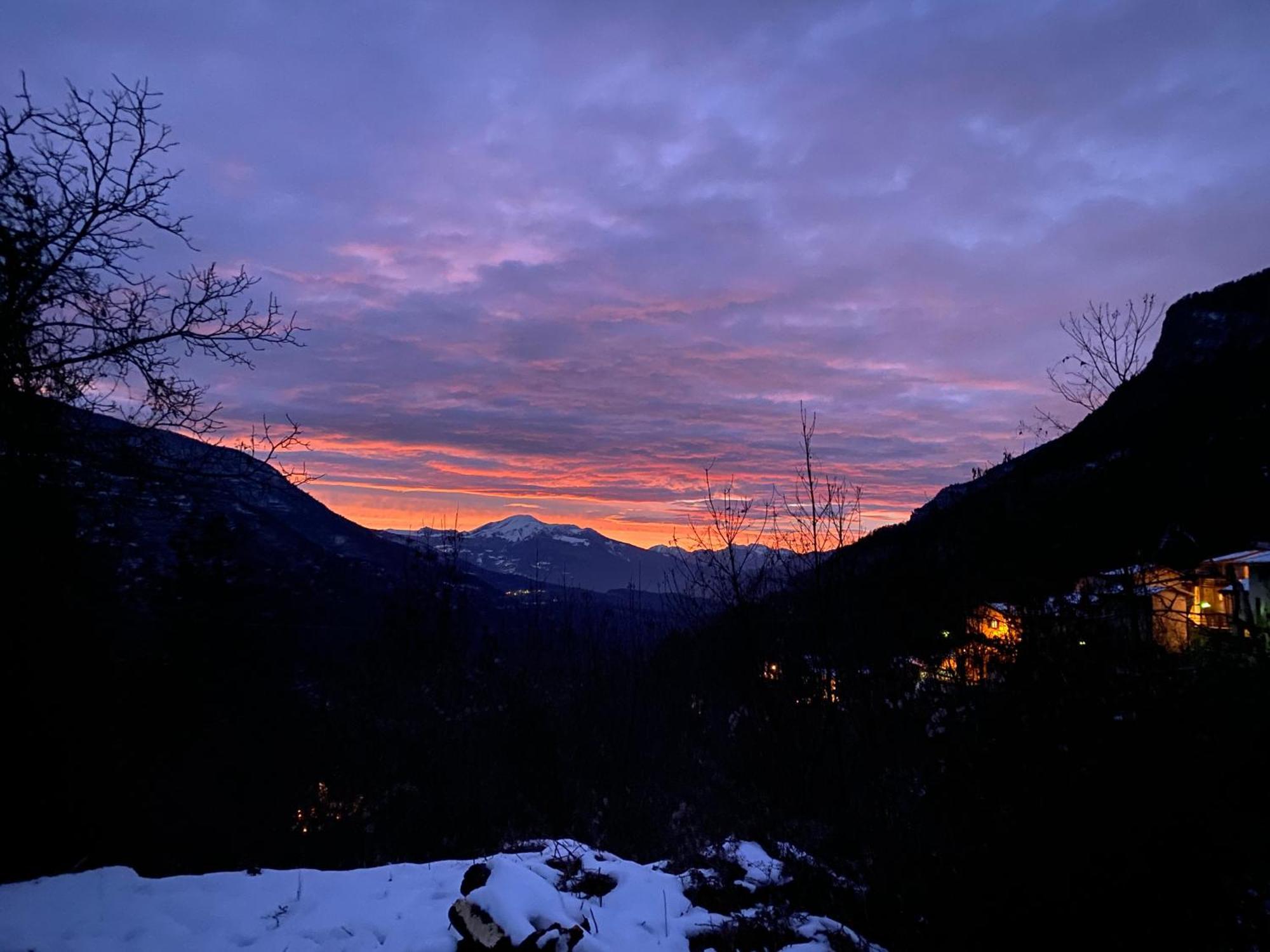 Cielo E Terra Chalet Zencheri Con Vista Panoramica Piazza  Exteriör bild