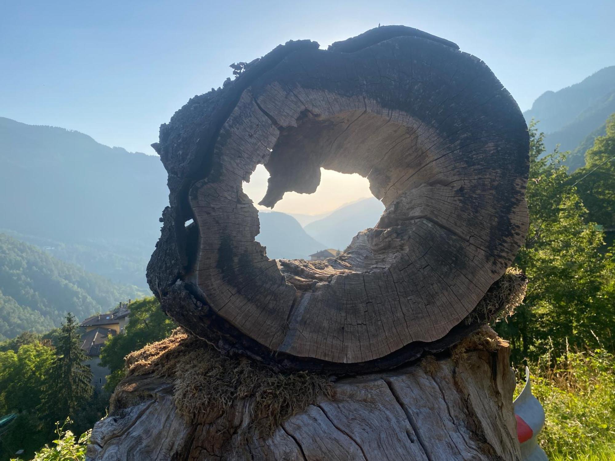 Cielo E Terra Chalet Zencheri Con Vista Panoramica Piazza  Exteriör bild