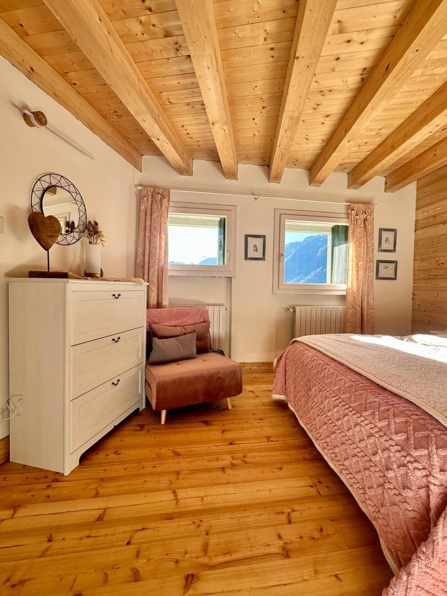 Cielo E Terra Chalet Zencheri Con Vista Panoramica Piazza  Exteriör bild