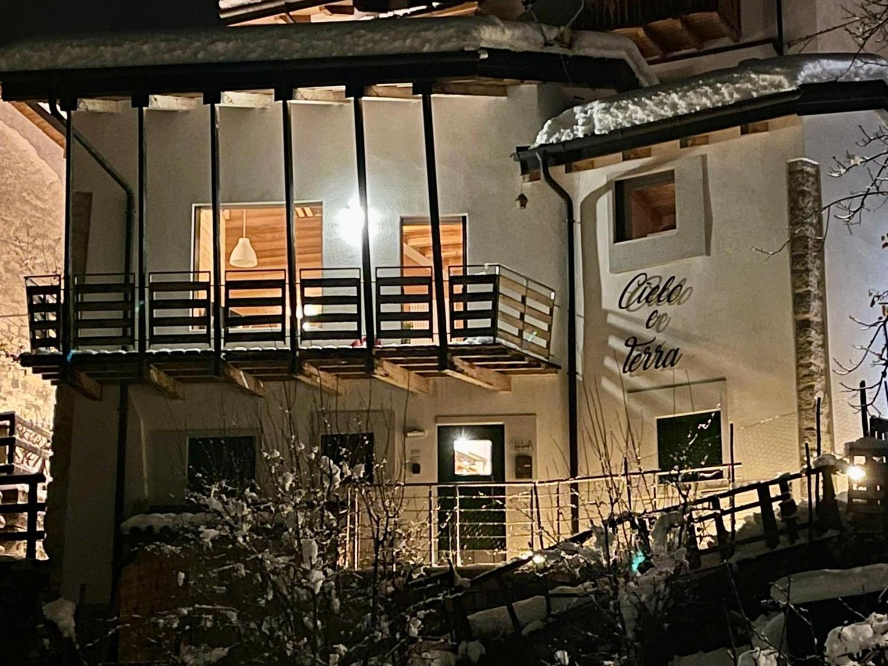 Cielo E Terra Chalet Zencheri Con Vista Panoramica Piazza  Exteriör bild