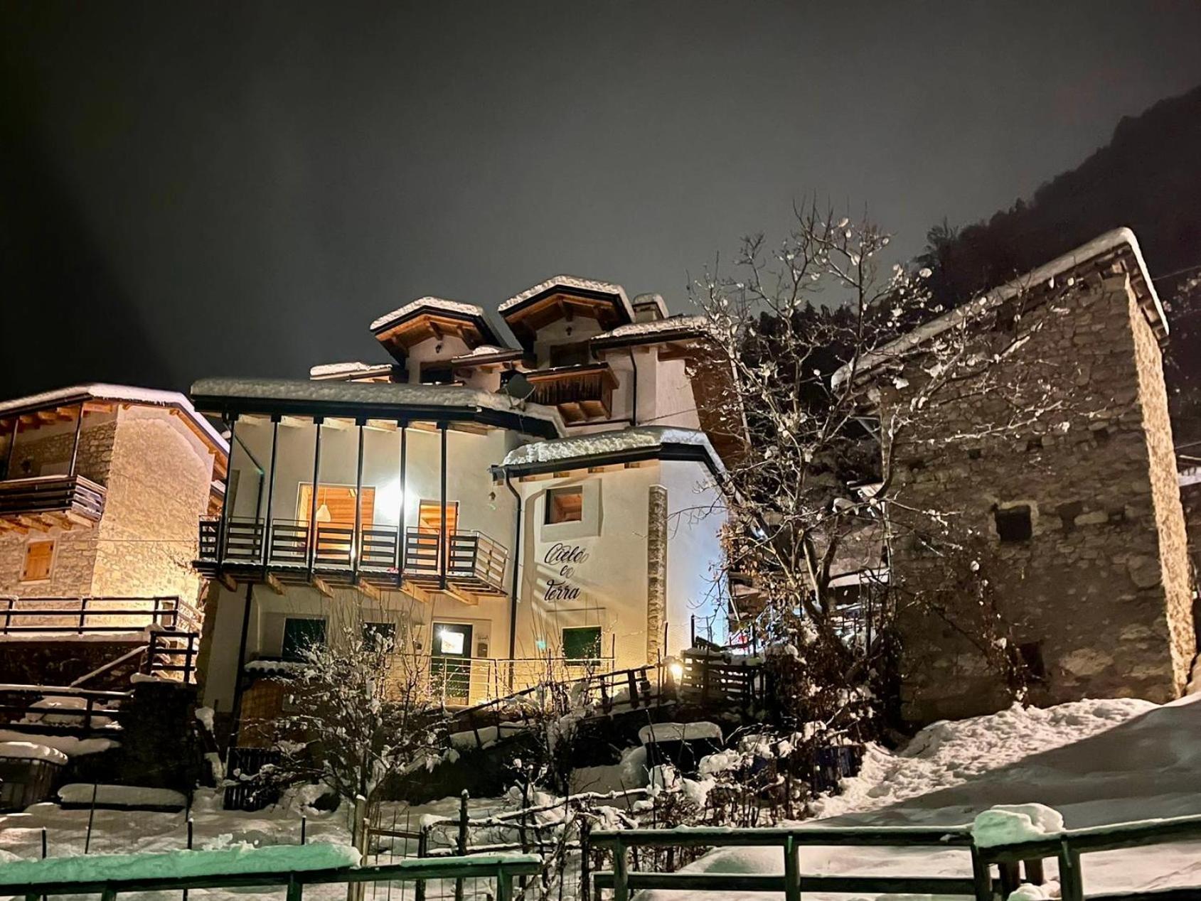 Cielo E Terra Chalet Zencheri Con Vista Panoramica Piazza  Exteriör bild