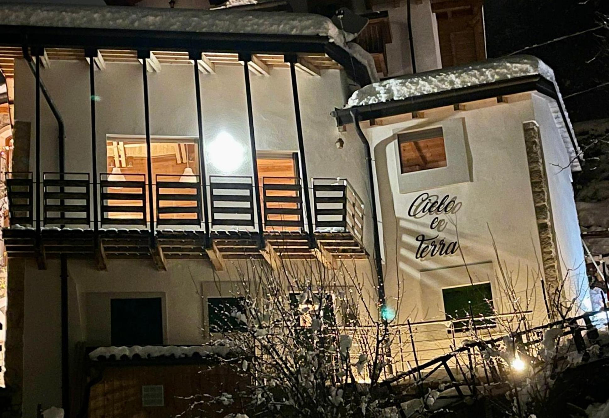 Cielo E Terra Chalet Zencheri Con Vista Panoramica Piazza  Exteriör bild