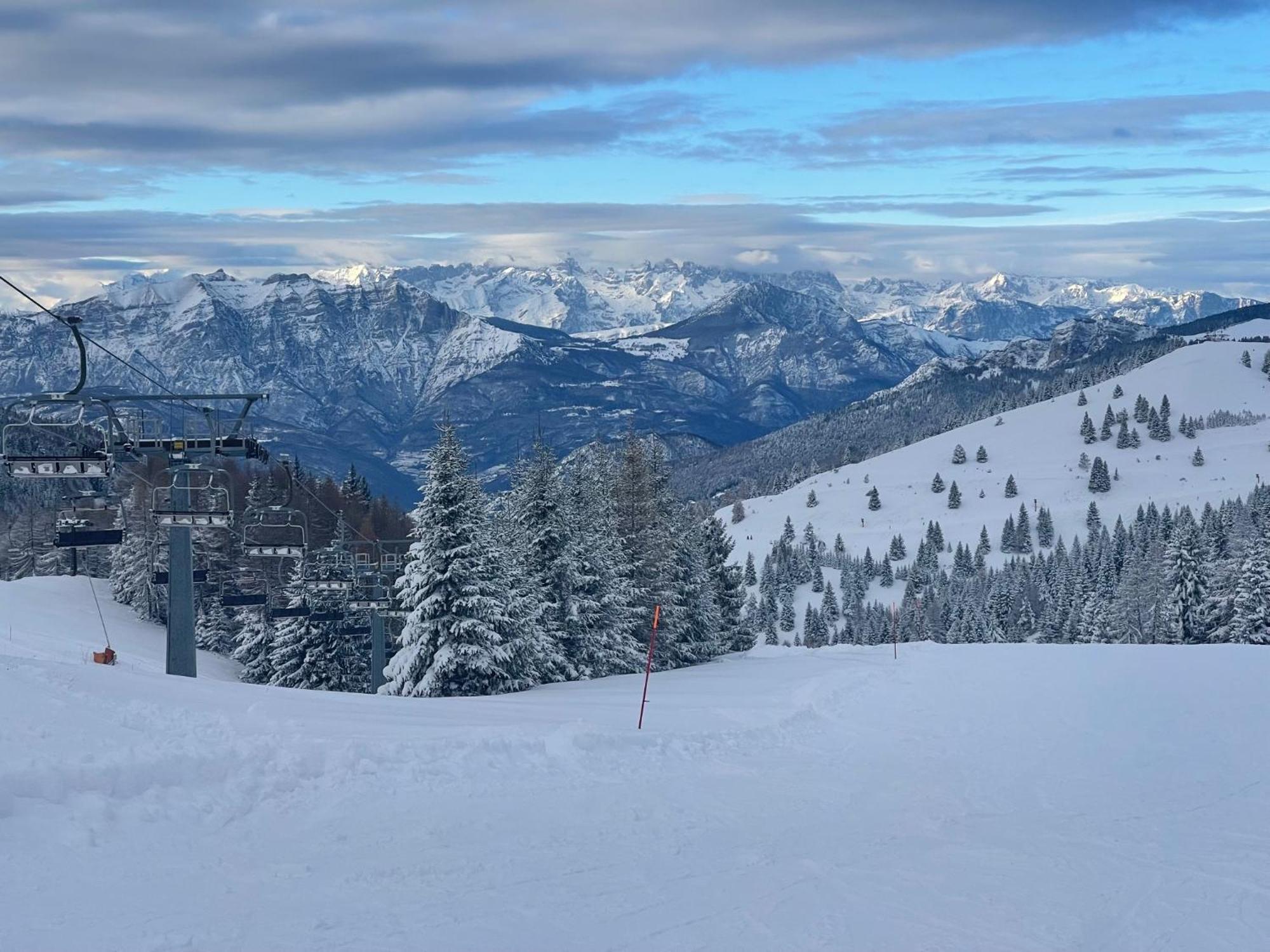 Cielo E Terra Chalet Zencheri Con Vista Panoramica Piazza  Exteriör bild